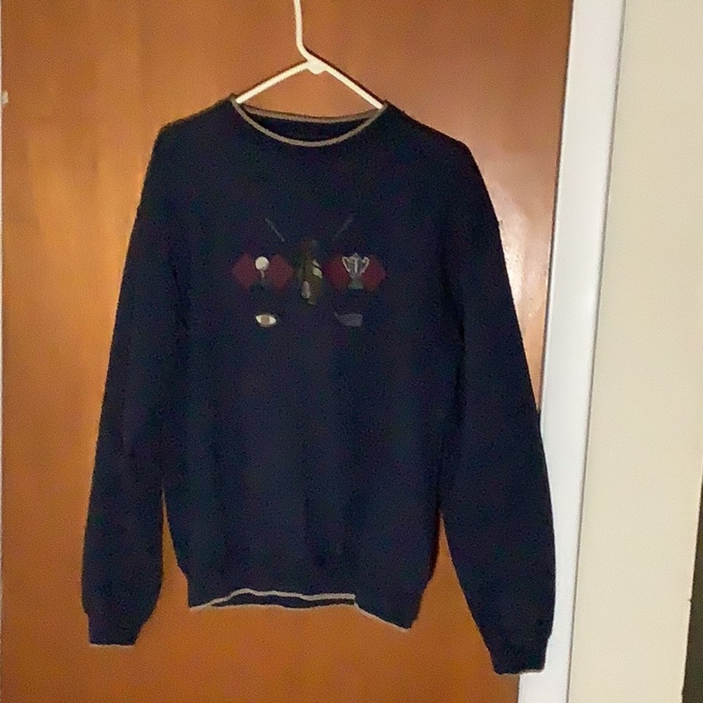 David Taylor Men’s Sweatshirt with Golf Motif